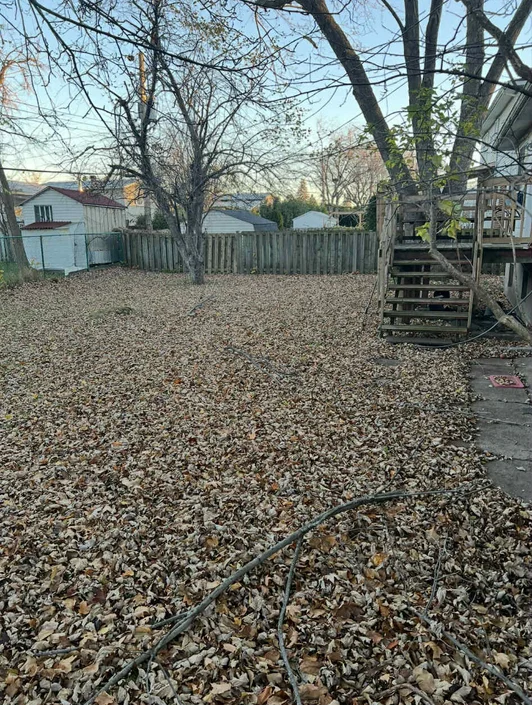 Terrain net, acces degages